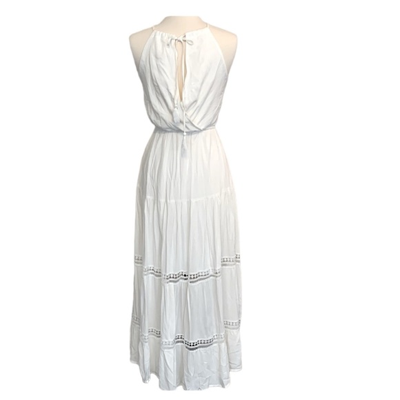 NWOT Mi Ami White Crocheted Tiered Dress - Picture 10 of 16